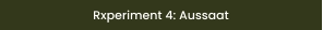 Rxperiment 4: Aussaat